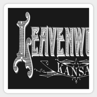 Vintage Leavenworth, KS Sticker